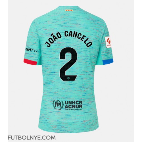 Camiseta Barcelona Joao Cancelo #2 Tercera Equipación 2023-24 manga corta